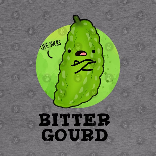 Bitter Gourd Cute Veggie Pun by punnybone